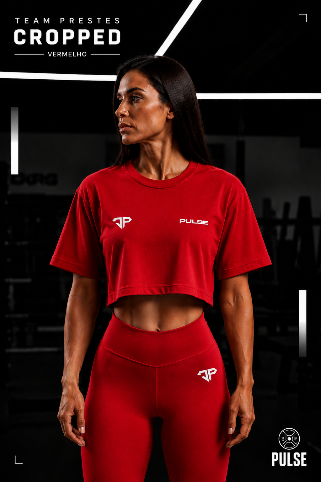 TEAM PRESTES CROPPED VERMELHO