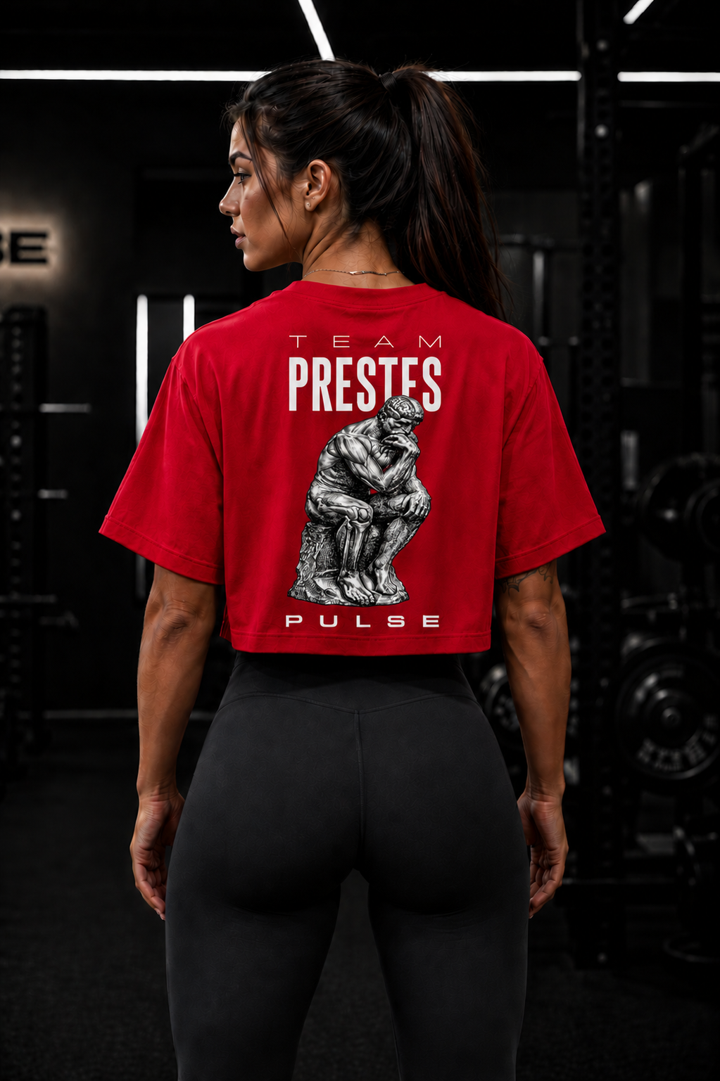 TEAM PRESTES CROPPED VERMELHO