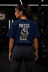 TEAM PRESTES CROPPED AZUL MARINHO