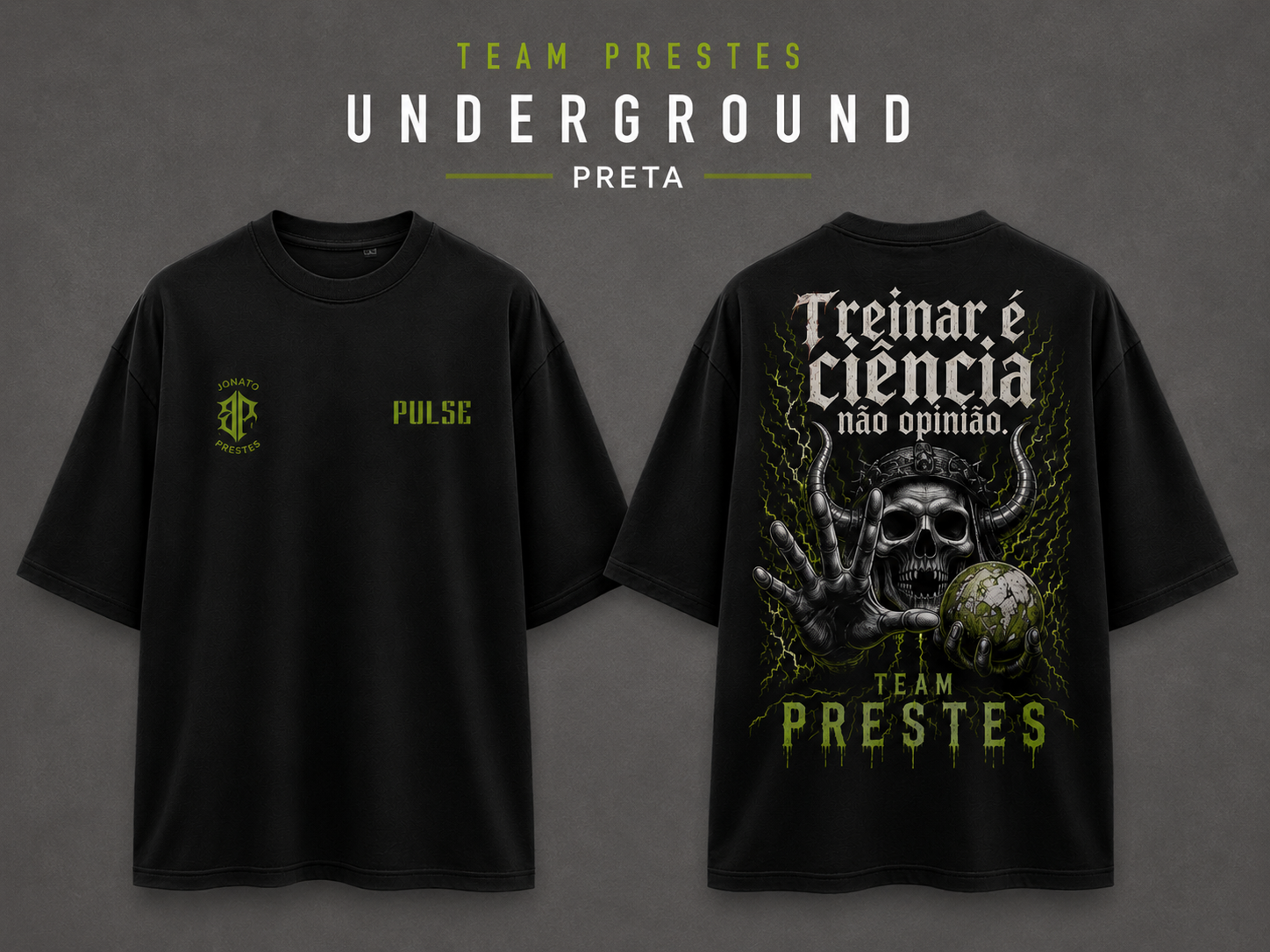 TEAM PRESTES UNDERGROUND SCIENCE EDITION OVERSIZED PRETA