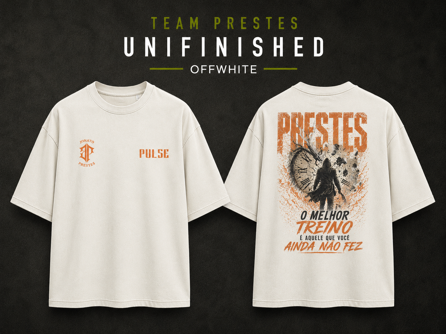 TEAM PRESTES UNIFINISHED OVERSIZED OFF WHITE