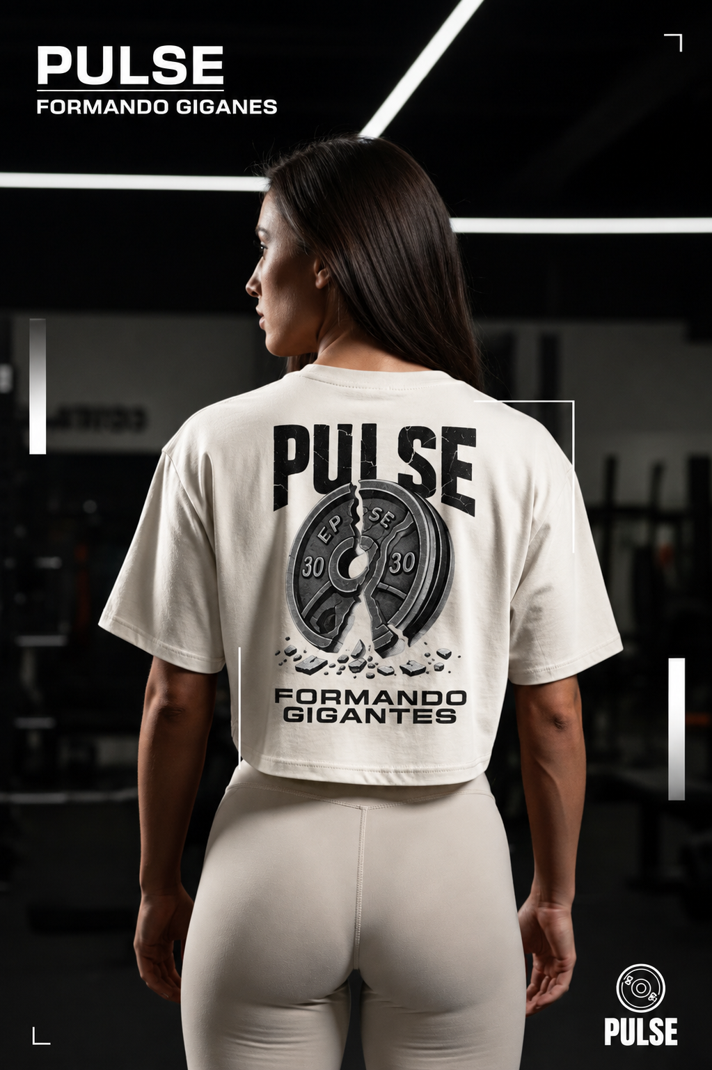 PULSE FORMANDO GIGANTES CROPPED OFF WHITE