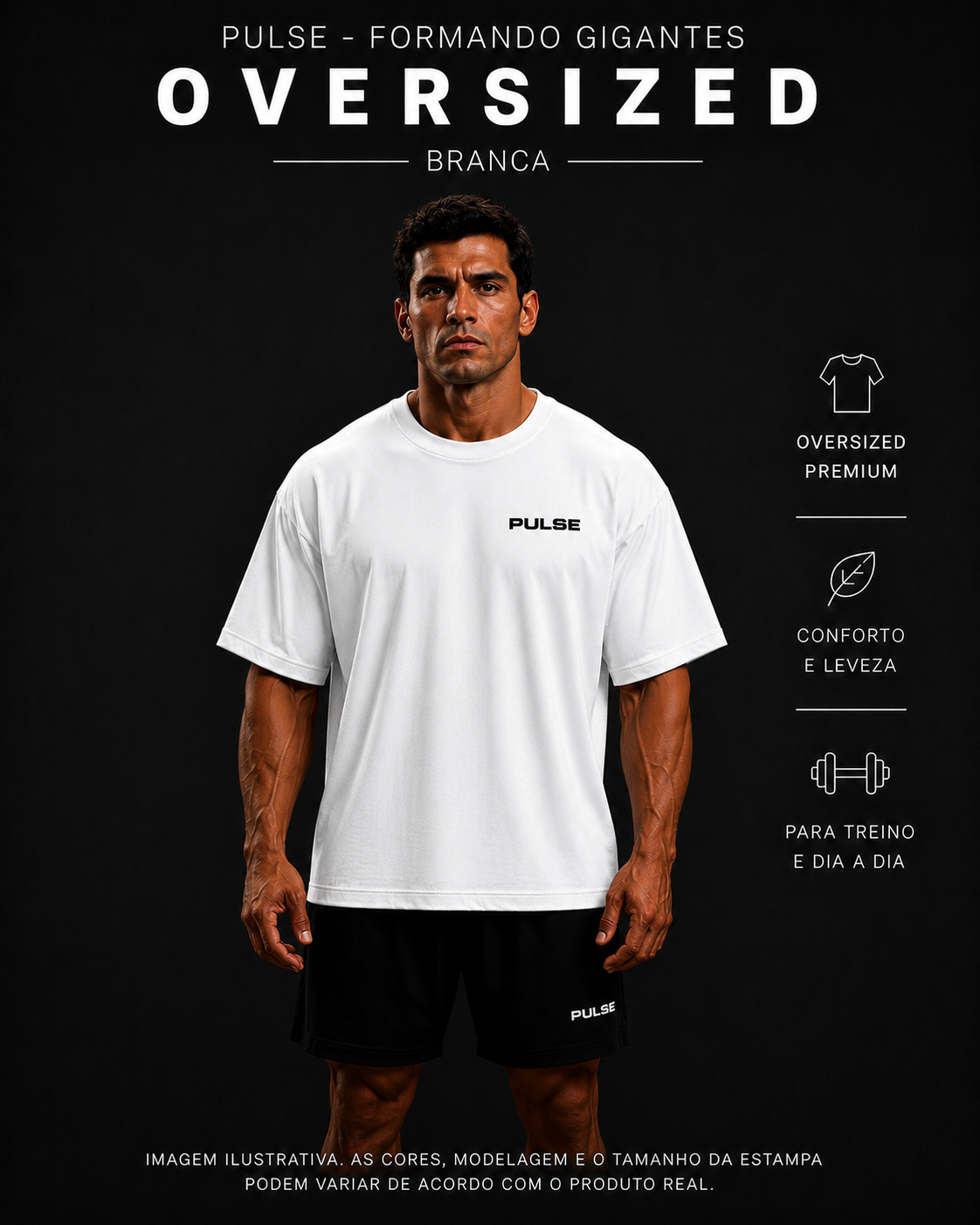 PULSE FORMANDO GIGANTES OVERSIZED BRANCA