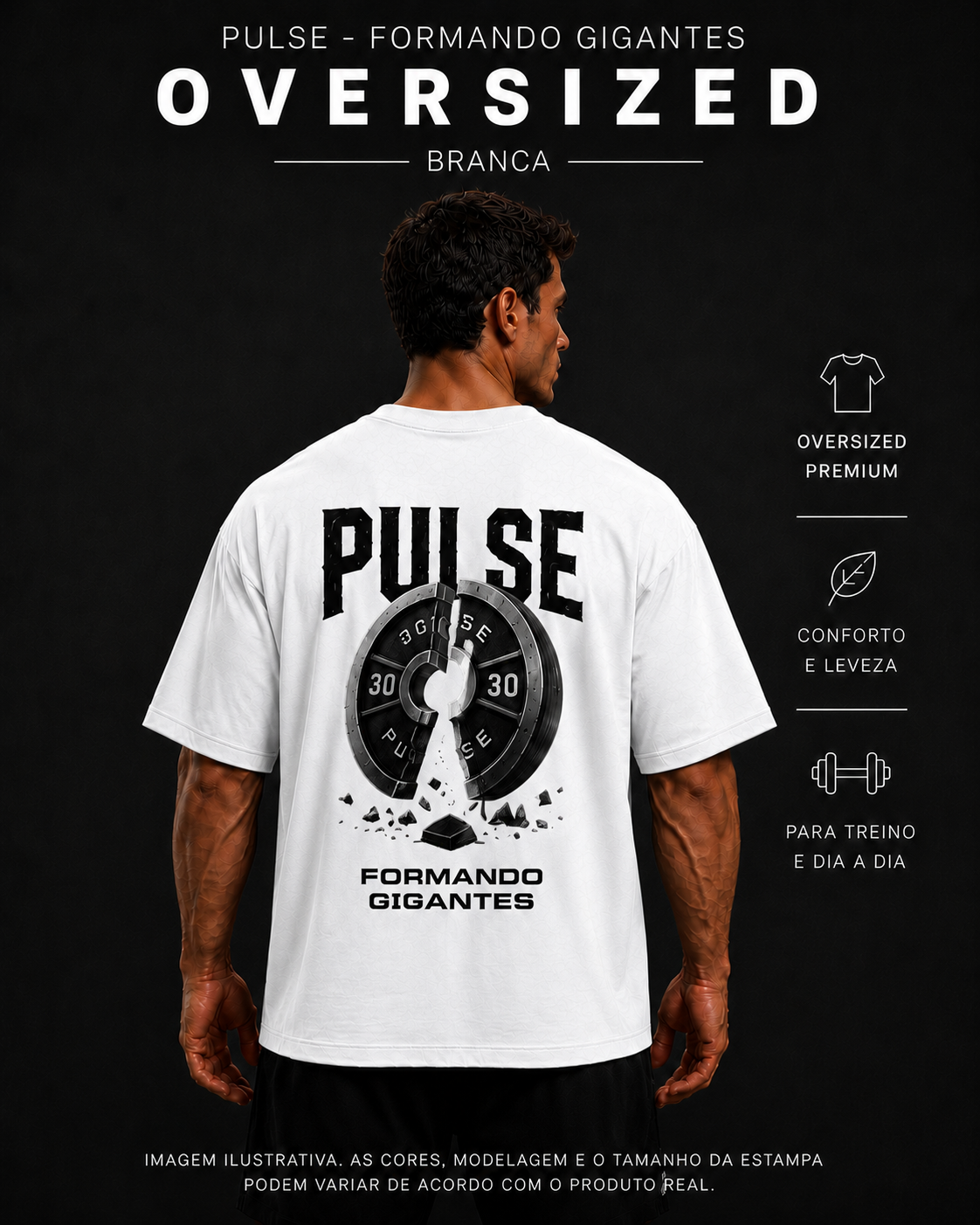 PULSE FORMANDO GIGANTES OVERSIZED BRANCA