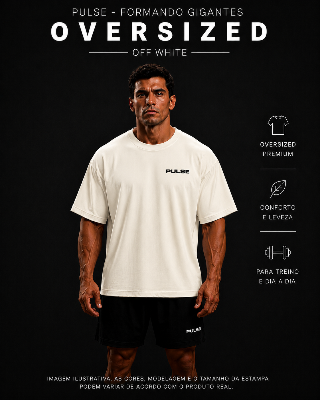 PULSE FORMANDO GIGANTES OVERSIZED OFF WHITE