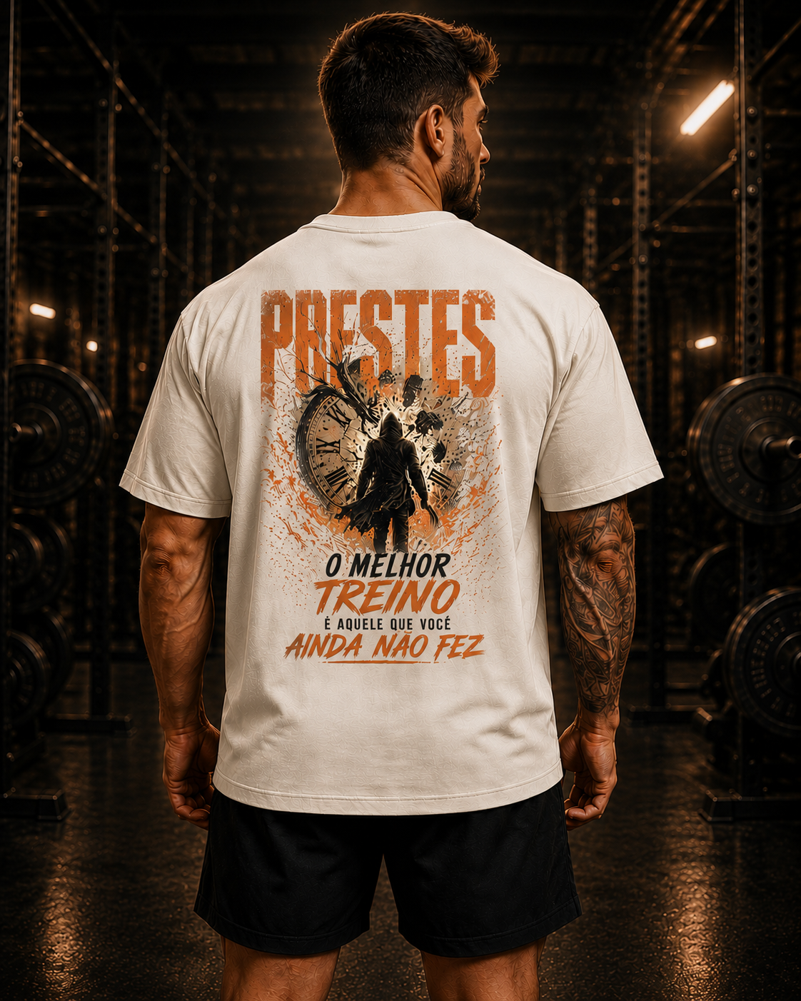 TEAM PRESTES UNIFINISHED OVERSIZED OFF WHITE