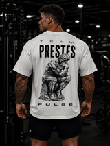 TEAM PRESTES PENSADOR OVERSIZED BRANCA