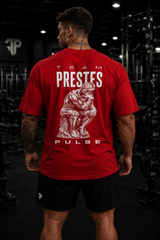 TEAM PRESTES PENSADOR OVERSIZED VERMELHA